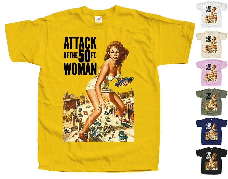 Attack of the 50 FT Foot Woman V2 T SHIRT TEE movie poster all sizes S - 5XL
