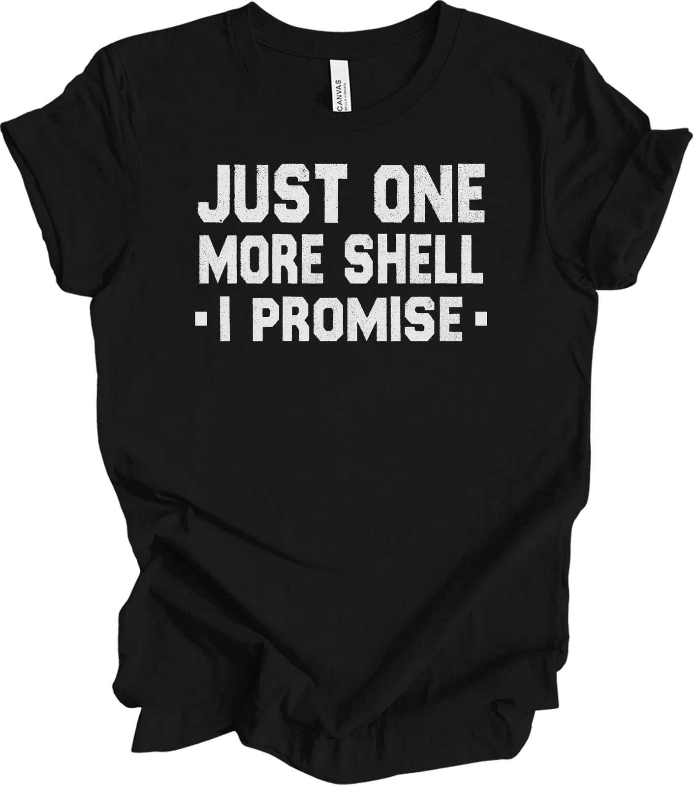 Just One More Shell I Promise T-Shirt Funny Seashell Collecting Beachcomber Gift