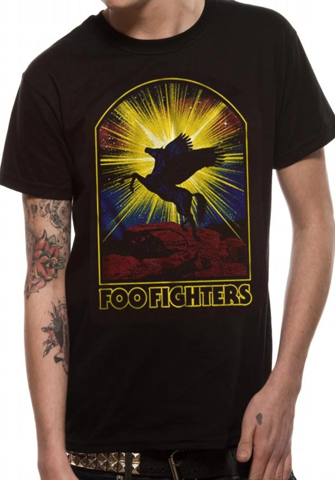 Foo Fighters Horse Dave Grohl Rock Heavy Metal Official Mens T-Shirt