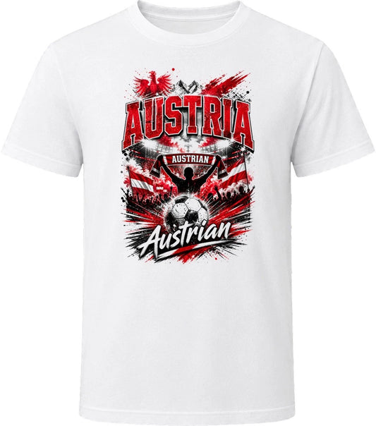 Austria Austrian Soccer Football National Supporters T Shirt