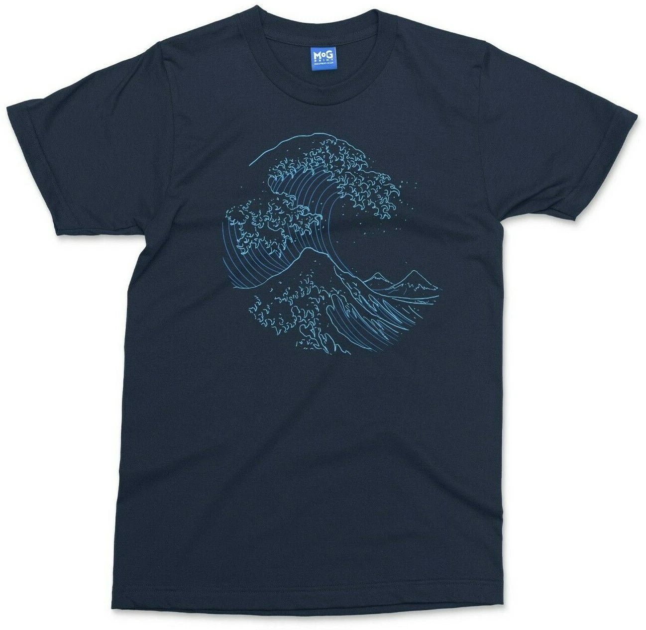 Japanese Wave Art T-shirt The Great Kanagawa Modern Japan Painting - Unisex Tee