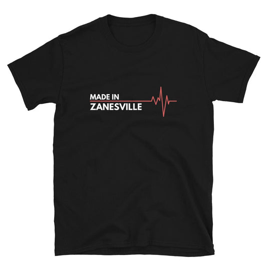 Made In Zanesville Ohio Hometown City Of Birth T-Shirt