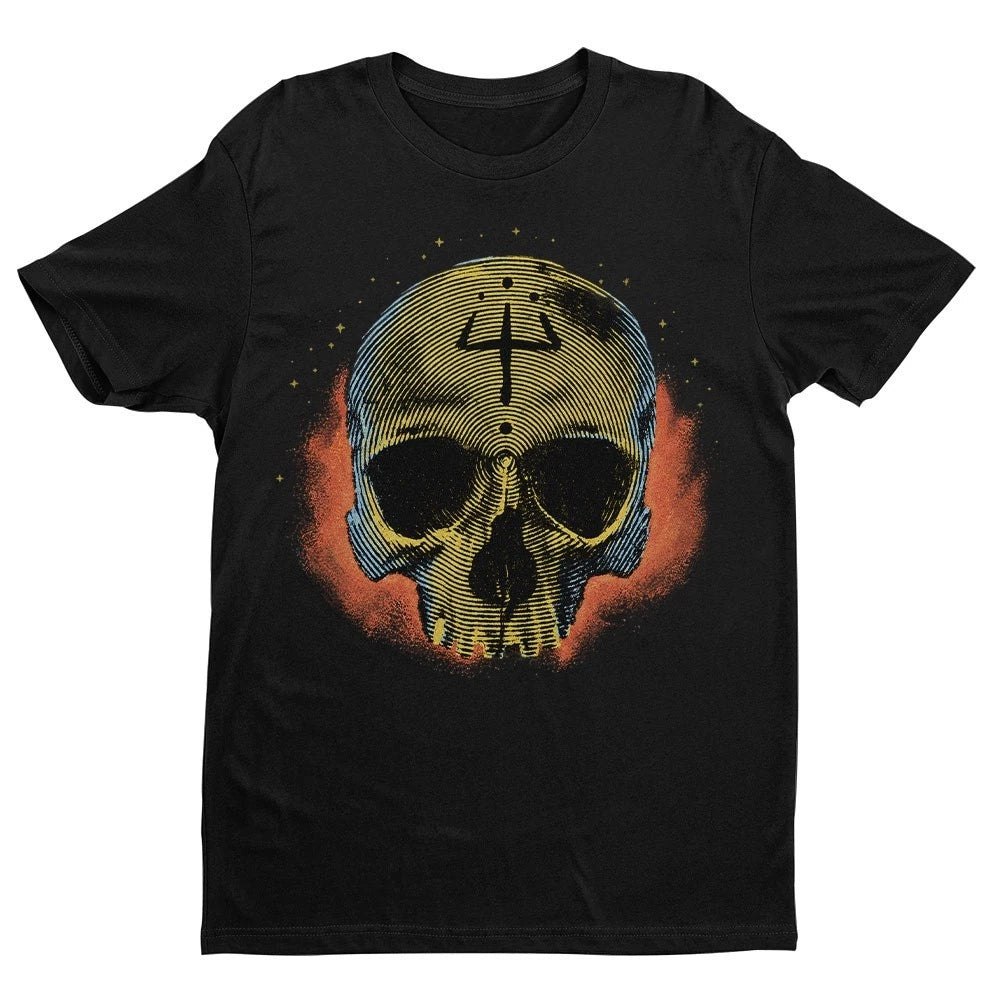 Retro Dark Skull Unisex T-shirt | Gothic Skull Shirt Gifts for Men