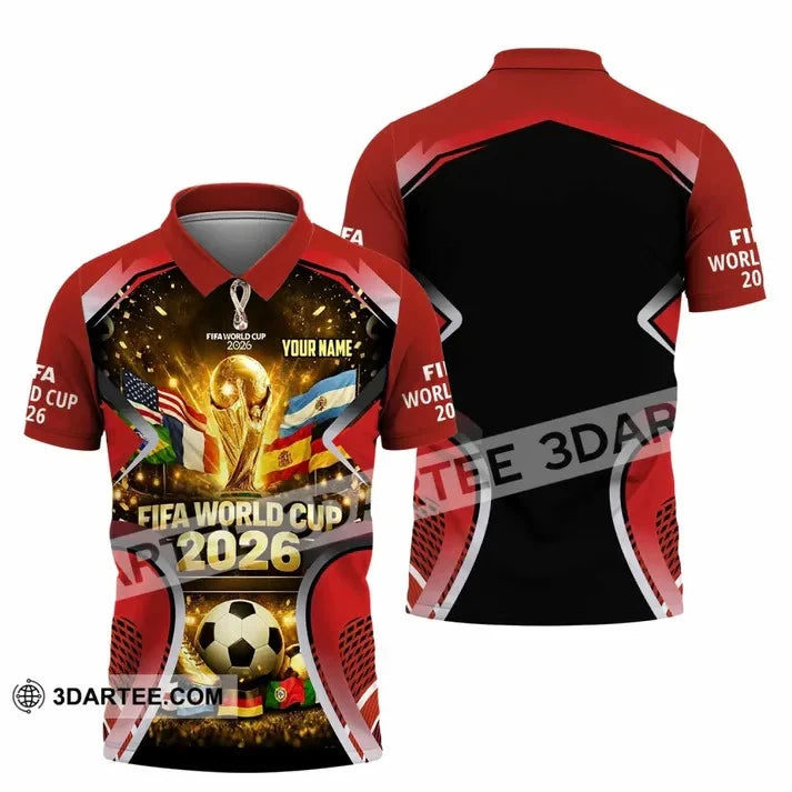 Unisex Shirt - Custom World Cup 2026 Polo T-Shirt L863