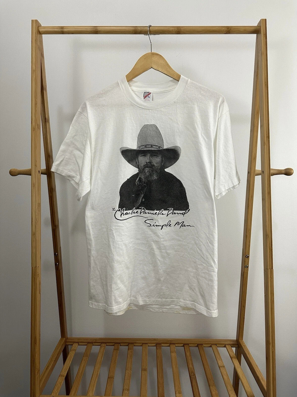 VTG 90s The Charlie Daniels Simple Man Official Celebration Tour T-Shirt Size XL