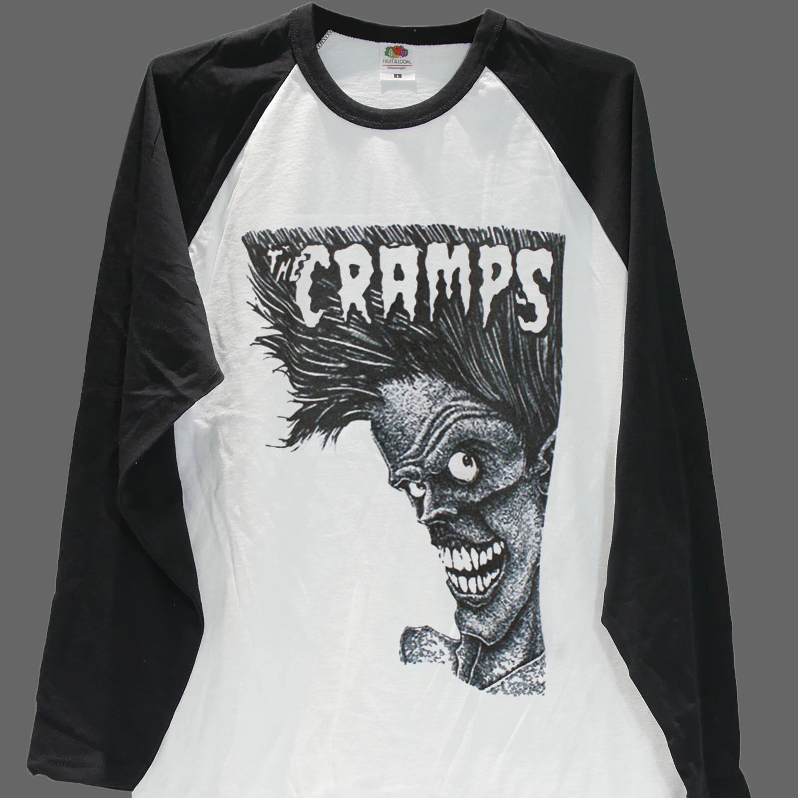 The Cramps Psychobilly Punk Rock Long Sleeve Baseball T-shirt Unisex S-3XL