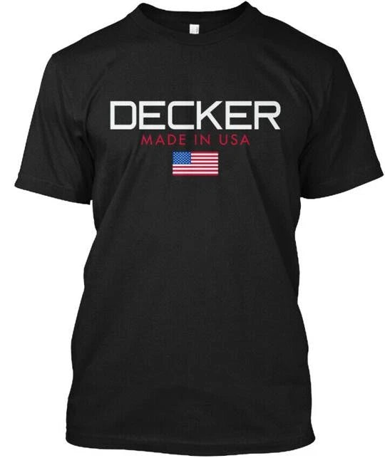 Decker Made In Usa T-Shirt in the USA Size S to 5XL