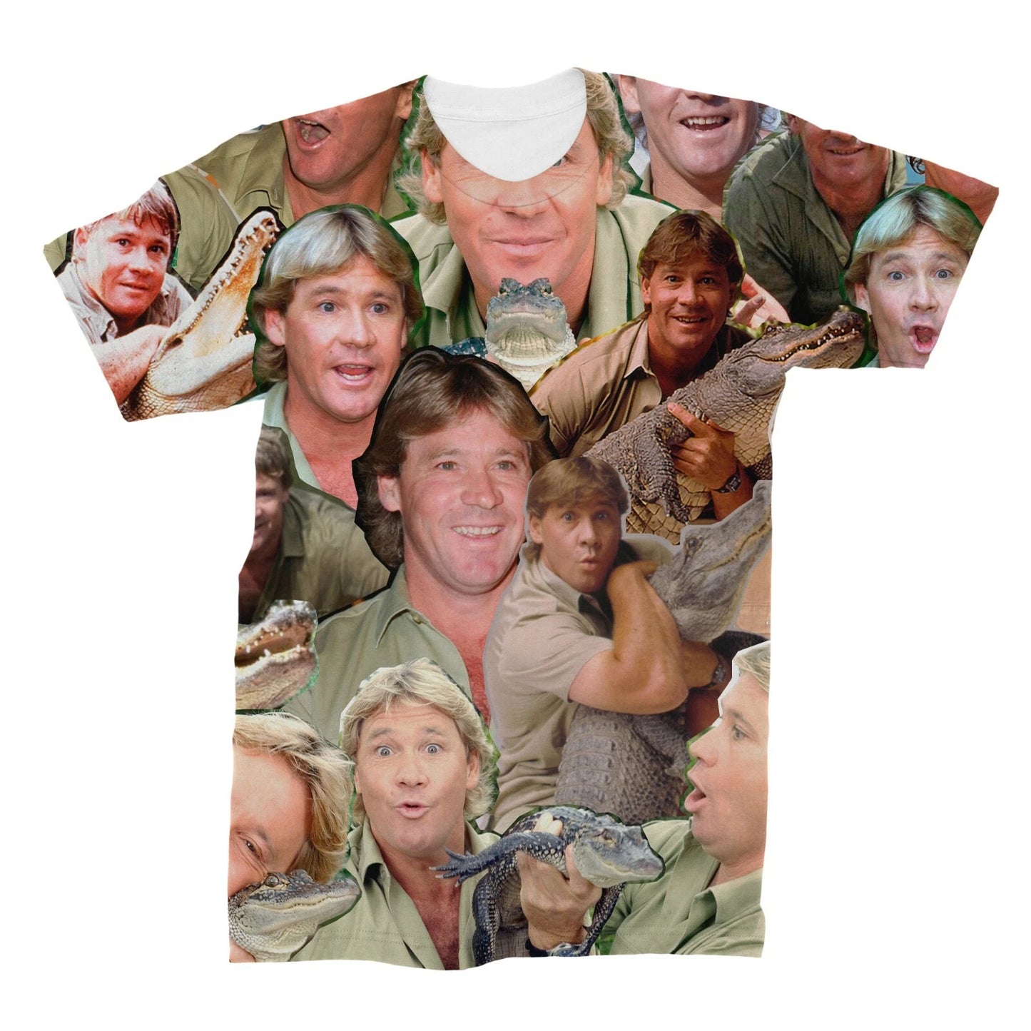 Steve Irwin (The Crocodile Hunter) Collage T-Shirt