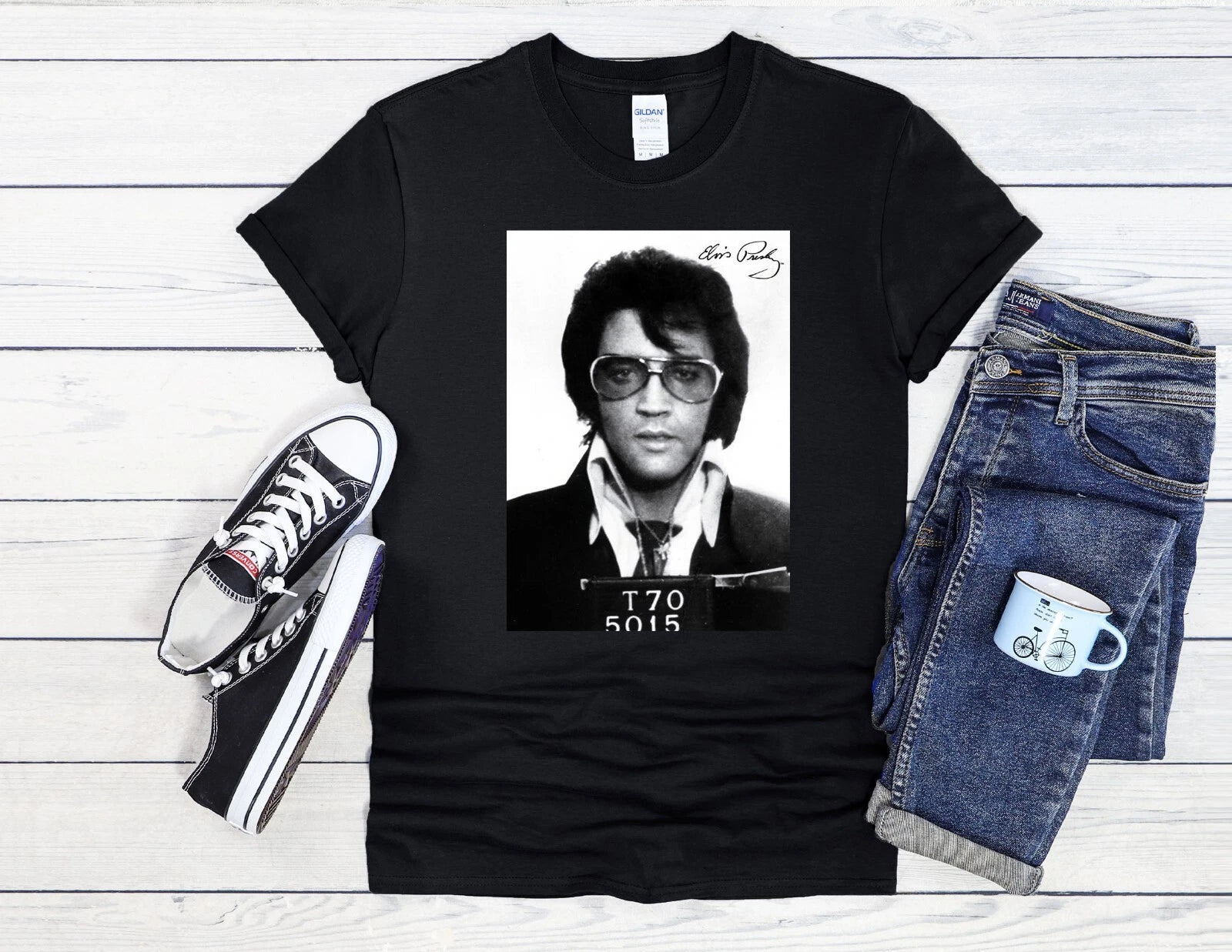 Elvis Presley Mugshot Rock N Roll Men Women Unisex T Shirt Hoodie Baseball 2629