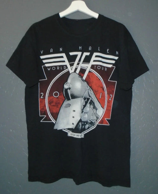 VAN HALEN Concert T-Shirt VTG 2012 A Different Kind of Truth Band Tour Tee