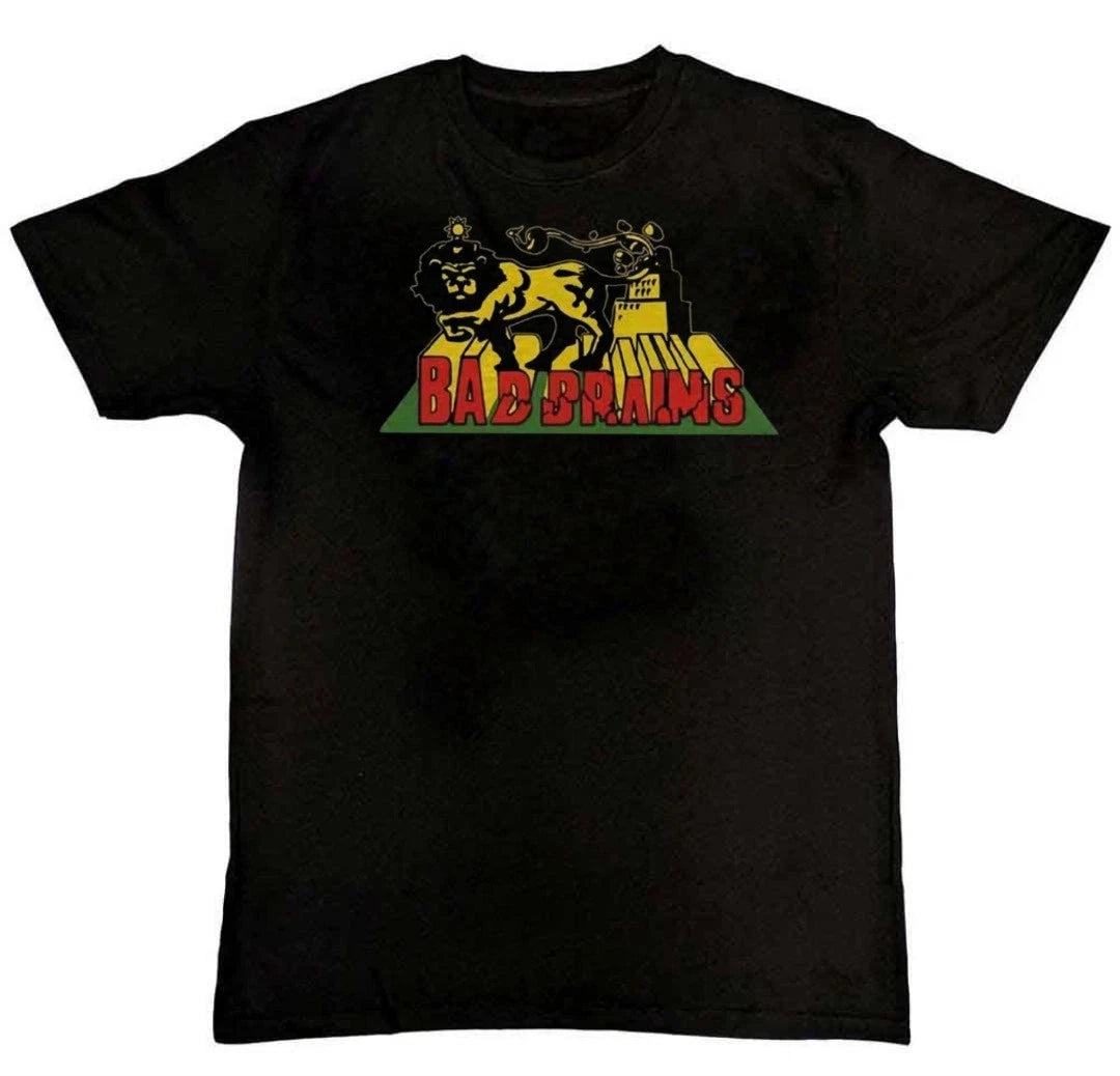 Bad Brains Lion Crush Band Logo Graphic Print Unisex T-Shirt S M L XL 2 3 4 XL