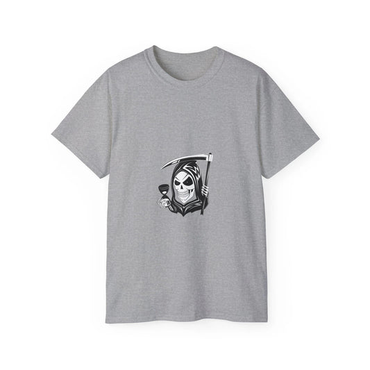 Skull Skeleton Halloween Reaper Horror | Custom Graphic T-Shirt