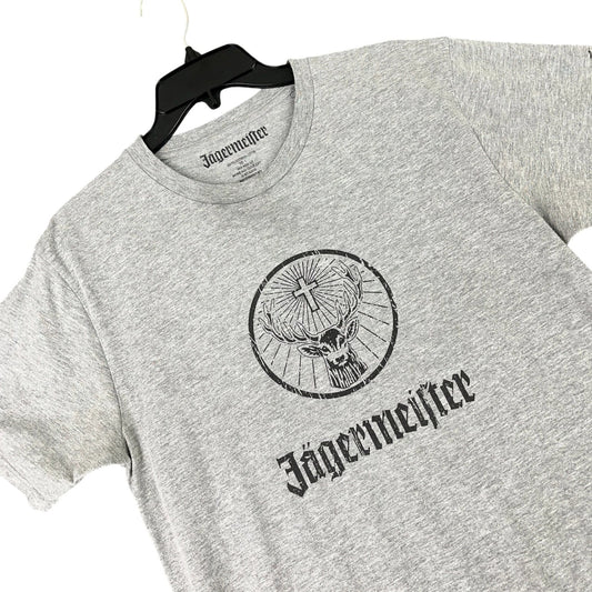 Jagermeister Graphic T-Shirt Mens L Logo Front 13 Back Casual Barwear Tee