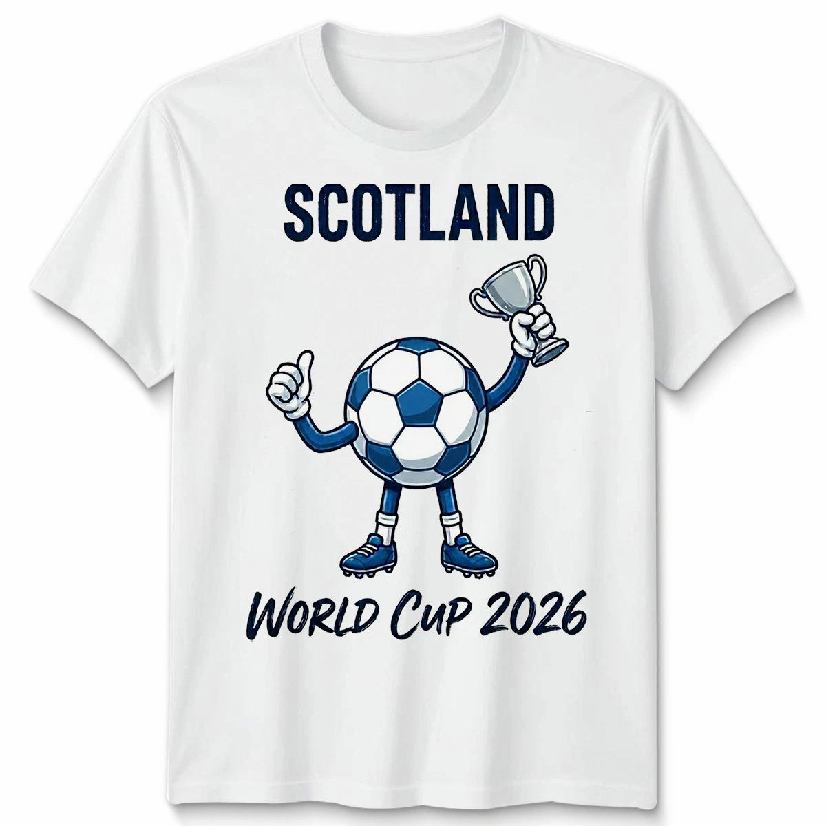 Scotland Unisex Football T Shirt Game Day 2026 Novelty White Or Yellow Tee