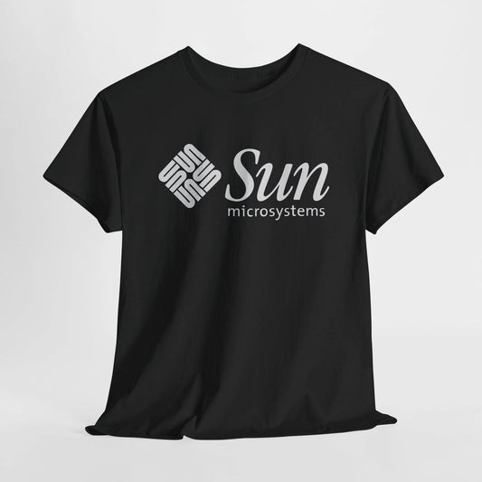 Sun Microsystems Vintage Logo Computer Geek Graphic Tee Charcoal T-Shirt S-5XL