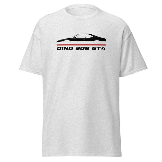 Premium T-Shirt For Ferrari Dino 308 GT4 1973-1980 Car Fans Birthday Gift Tee