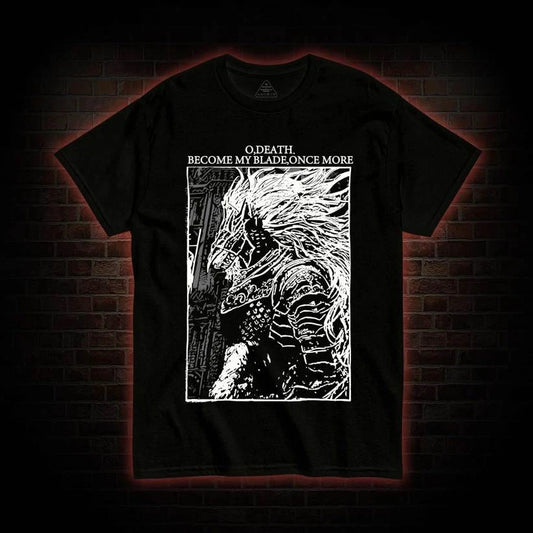 The Black Blade T-Shirt | Dark Fantasy Weapon Graphic Tee Unisex Tee