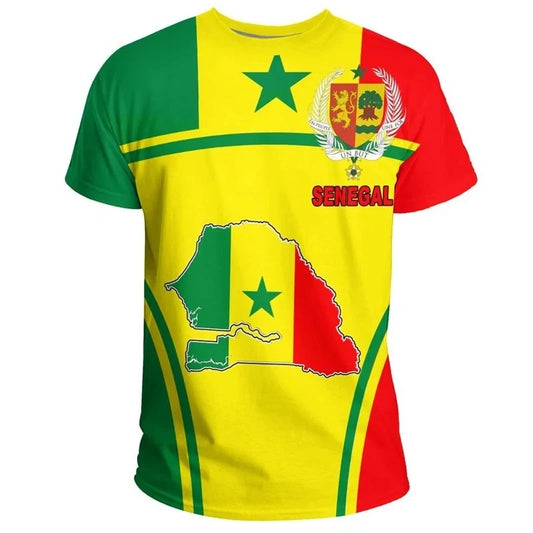 Senegal African Football Jersey Unisex World Cup Breathable Soccer T-Shirt 2026