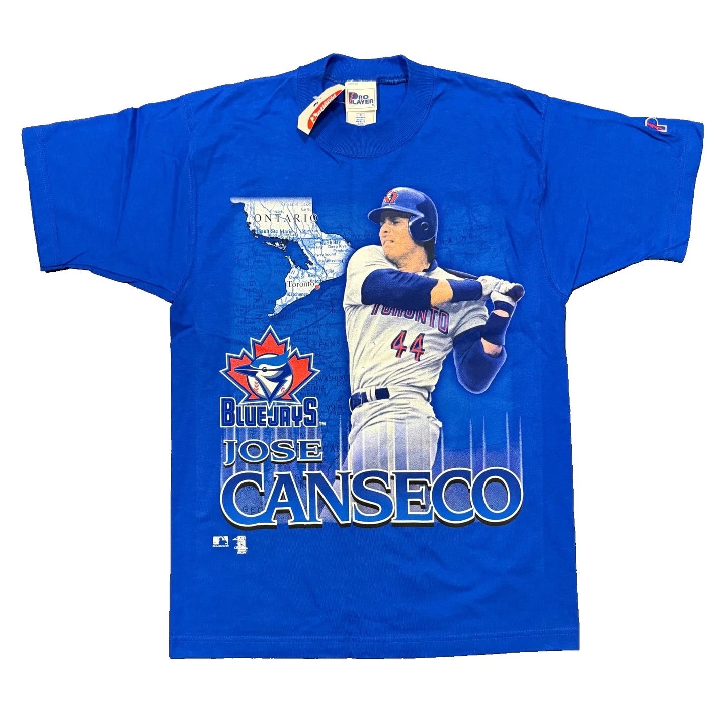 1998 Vintage Pro Player Jose Canseco Toronto Blue Jays T-Shirt Men's Medium New