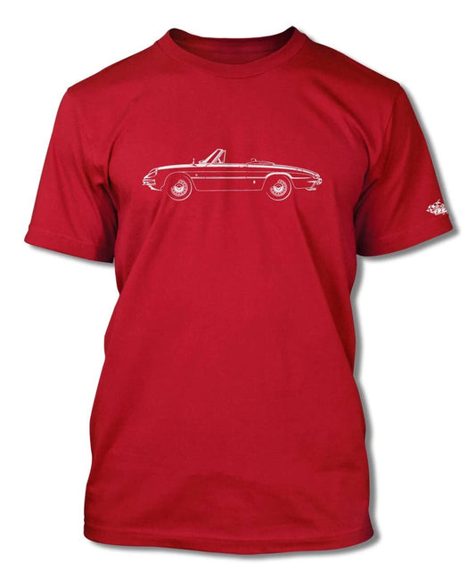 Alfa Romeo Spider Veloce Convertible Duetto 1966 - 1969 T-Shirt - Men - Side Vie