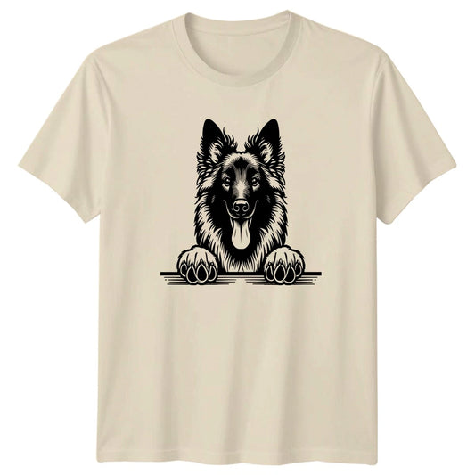 German Shepherd Dog Paws Animal Graphic Mens T-Shirt Womens Tee