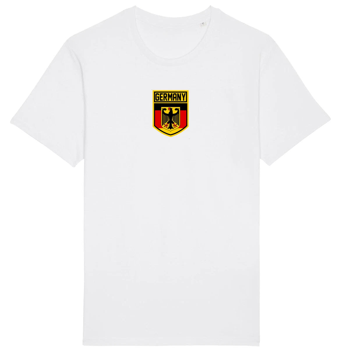 Germany Flag Badge T-Shirt, Adults Kids Baby Family, Football World Cup 2026 Kit