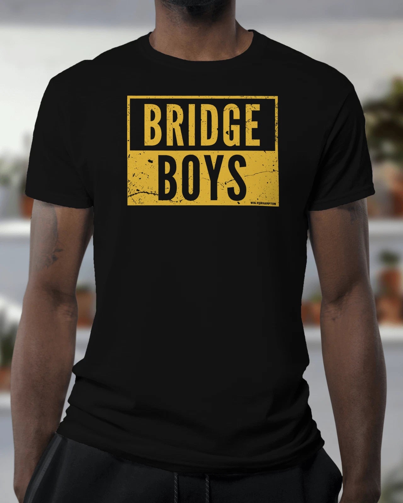 BRIDGE BOYS T Shirt | Wolverhampton Hooligans Molineux Gold Subway Yam Yam