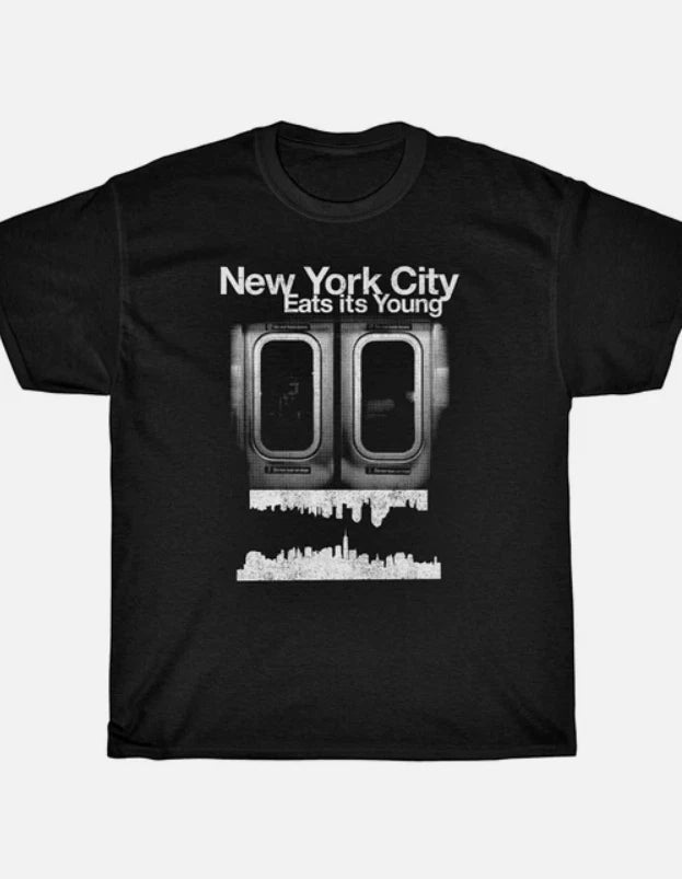 NEW YORK CITY EATS IT'S YOUNG T-Shirt - NYC Crisp How To Make It America