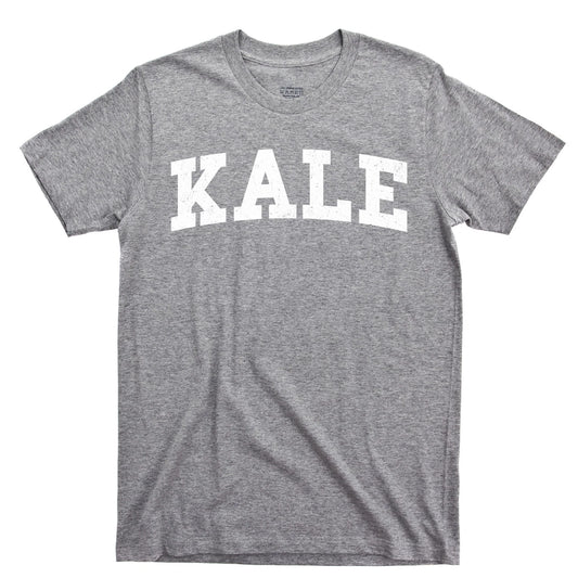 KALE T Shirt Foodie Vegan Vegetarian Non GMO Organic Plants Garden Greens Tee