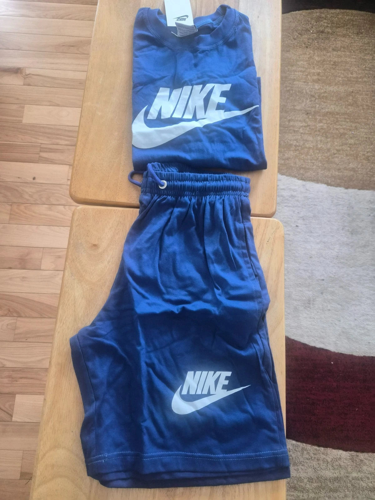 Nike Mens Shirt and Short Set Brand New. Royal blue Multiple Sizes Available NWT