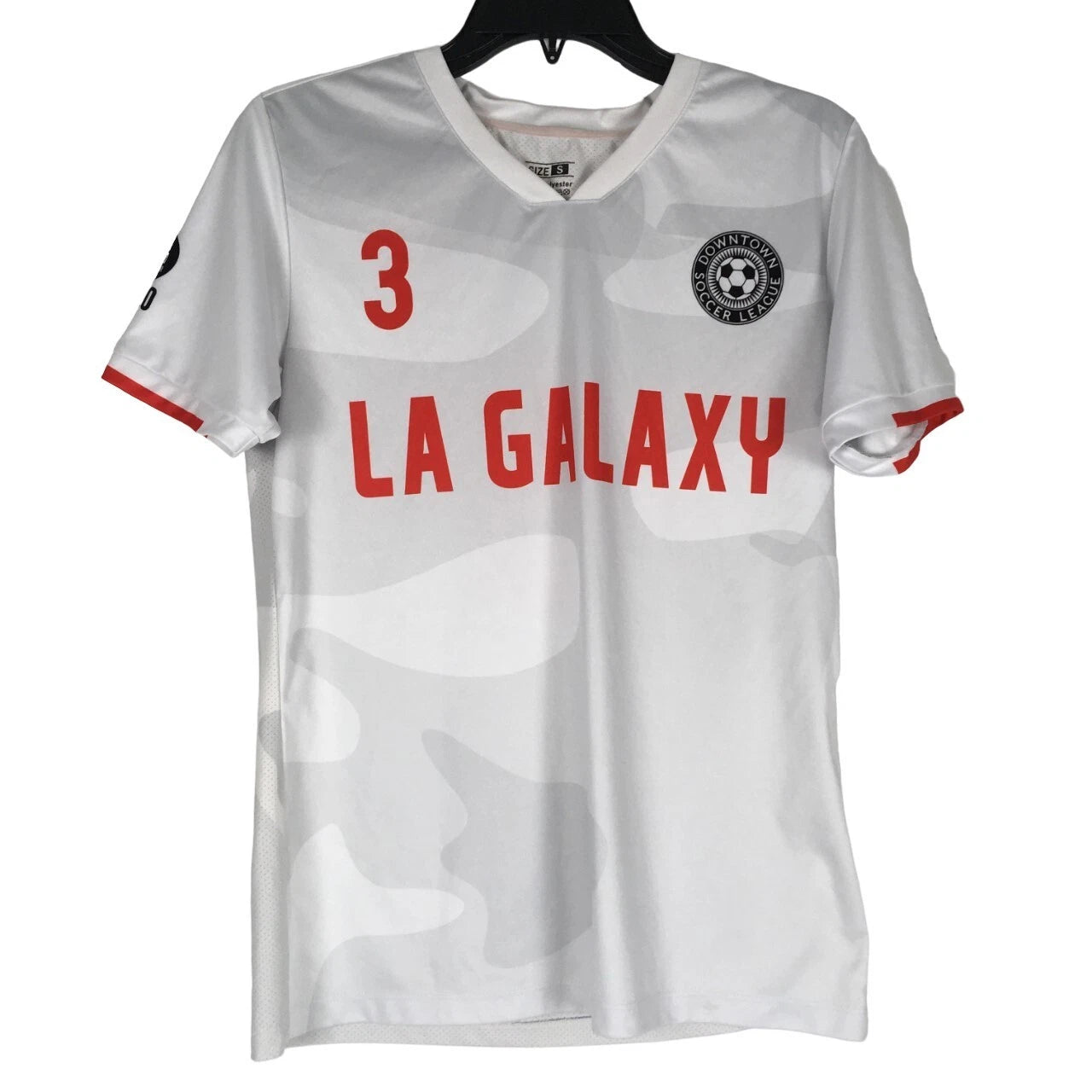 LA Galaxy Jersey, Men's S, Downtown Soccer League White Camo