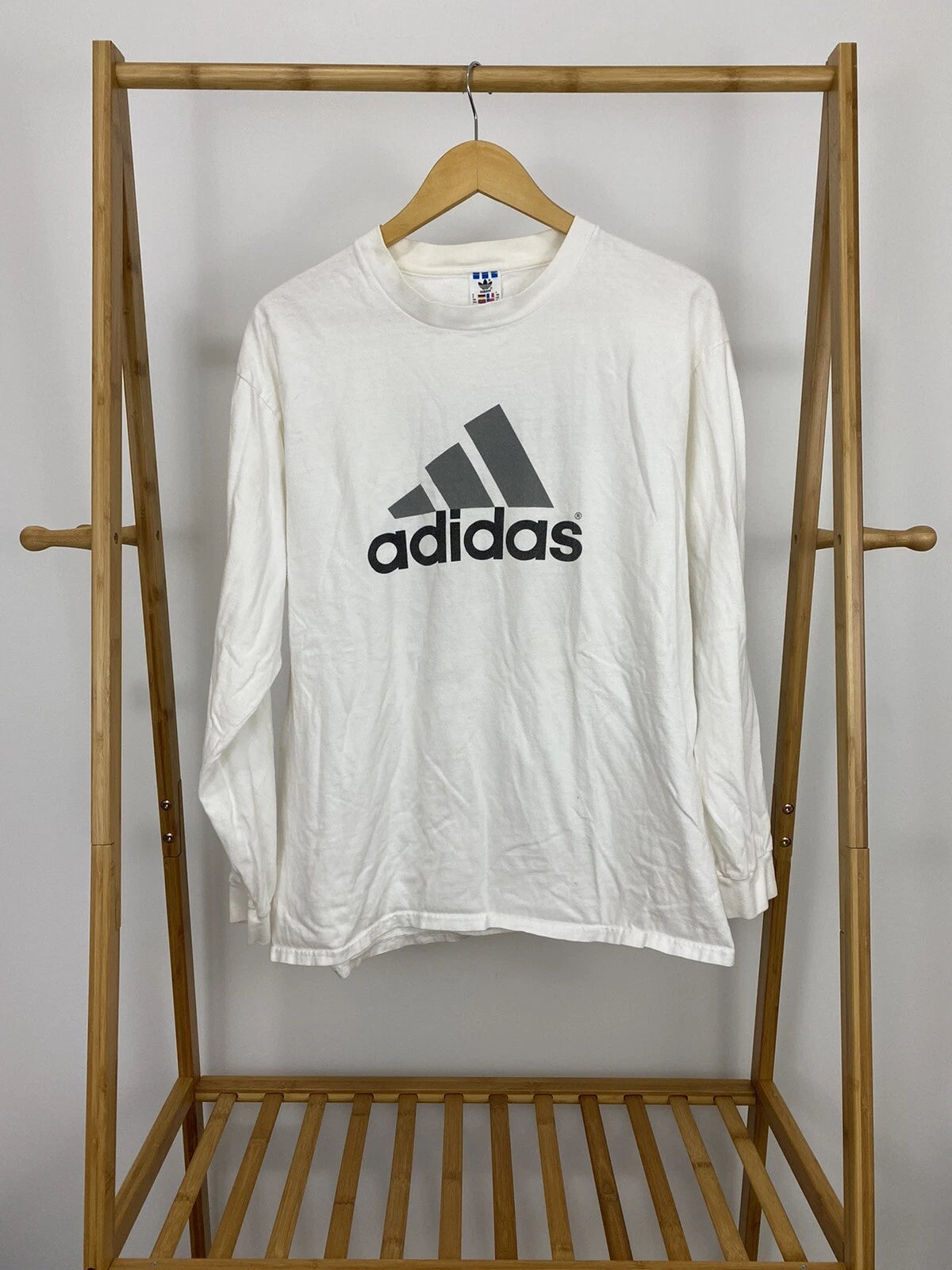 VTG Adidas Big Logo Columbus Day Soccer Tournament VA Beach T-Shirt M USA