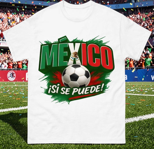 Mexico isi se puede T-Shirt, Mexico Retro World Cup T Shirt, Mexico football Tee