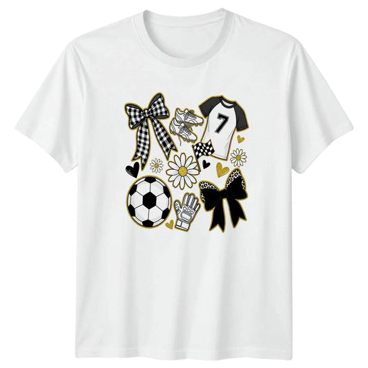 Soccer Mom Life Is Best Womens T-Shirt Girly Glitter Soccer Birthday Gift