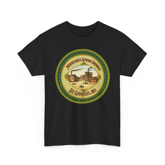 Moerschel’s Spring Brewery St. Charles MO Pre-Prohibition Retro Beer T-Shirt