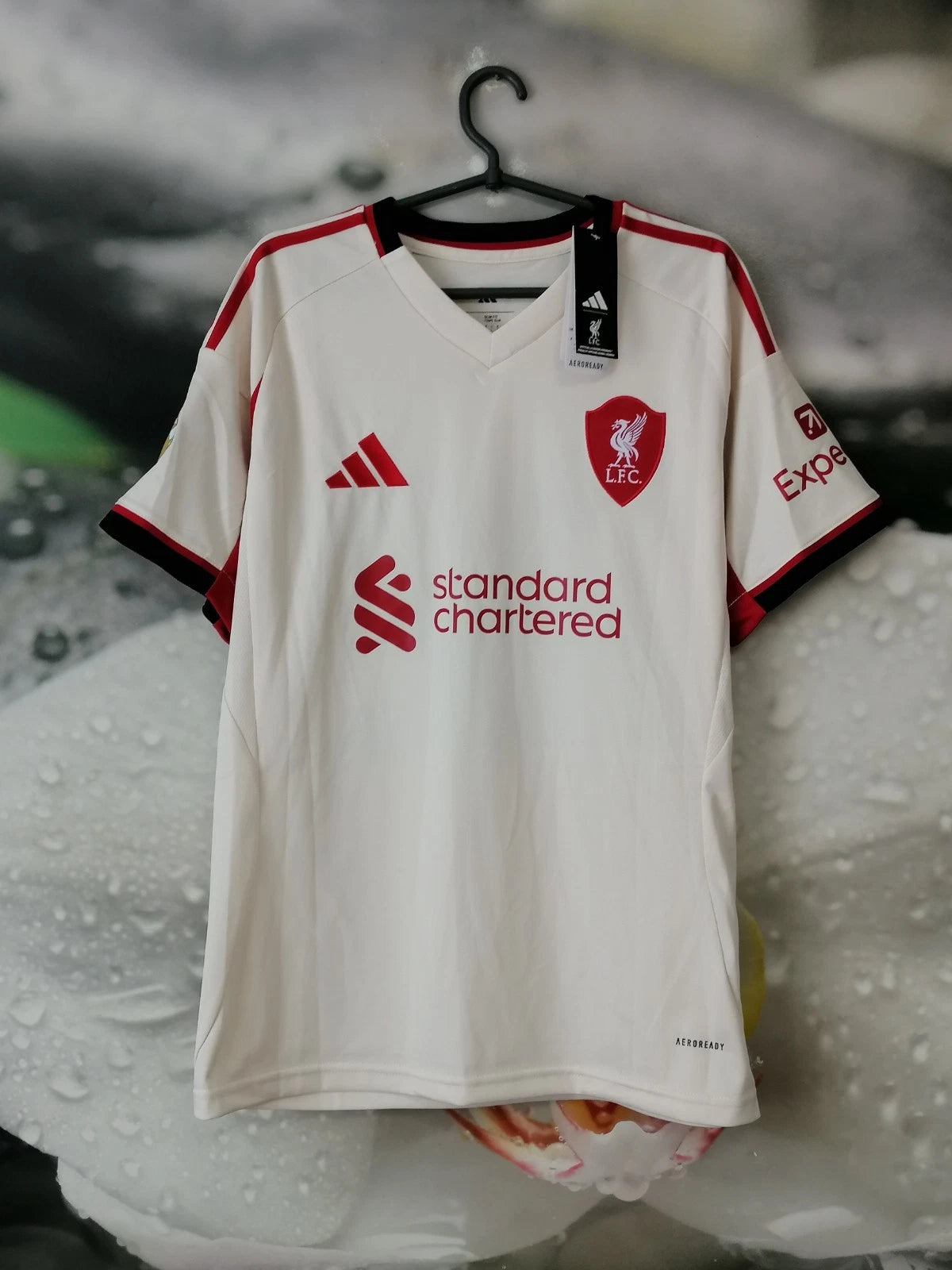 Liverpool 2025 - 2026 away new football shirt jersey Adidas #22 EKITIKE size L