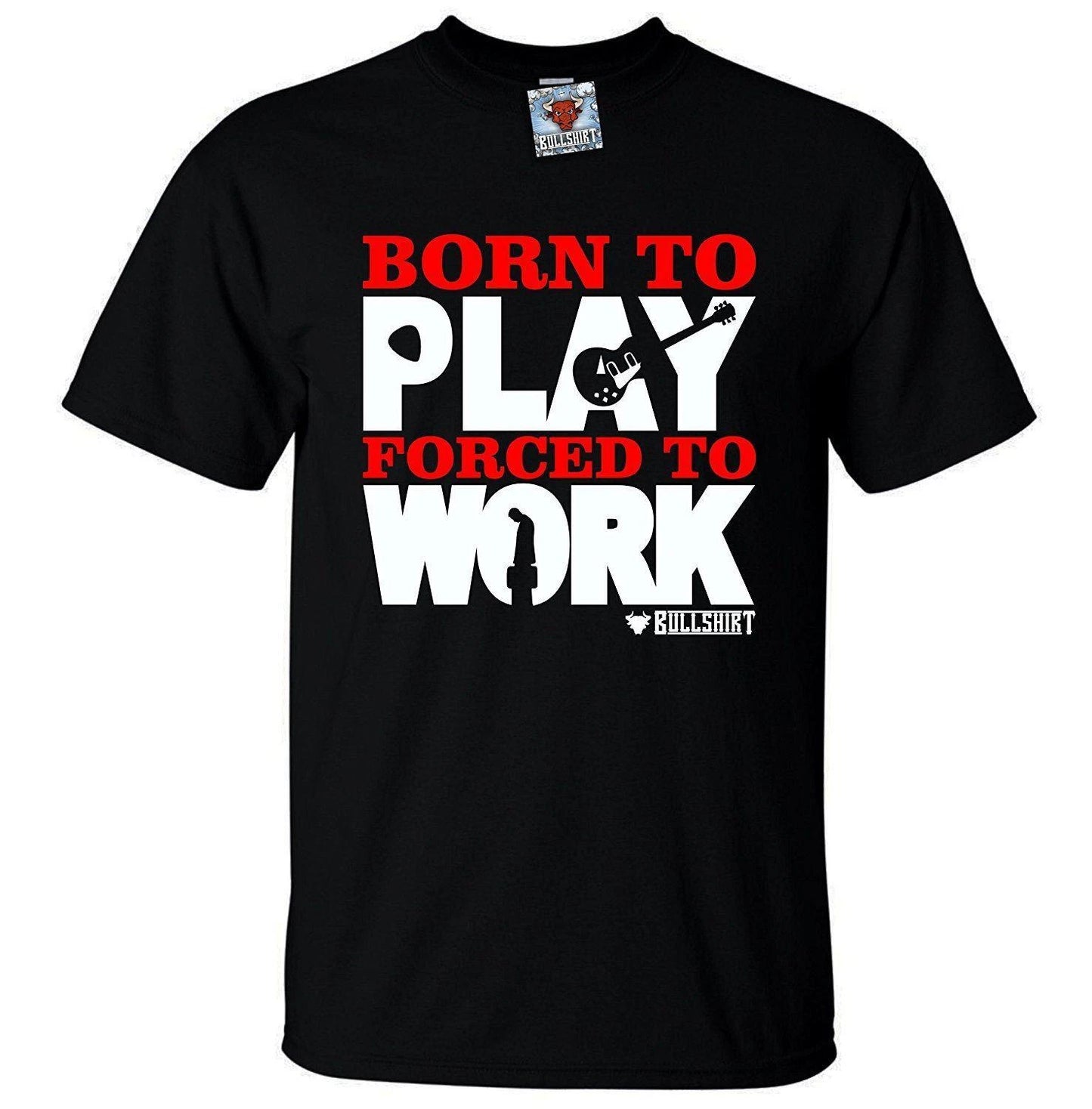 Born To Play Guitar T-Shirt - Funny Fun gift joke music instrument present play