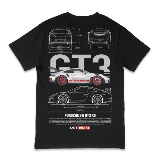 911 GT3 WR Drivers Collective Late Brake T-Shirt - Porsche Supercar Automotive D