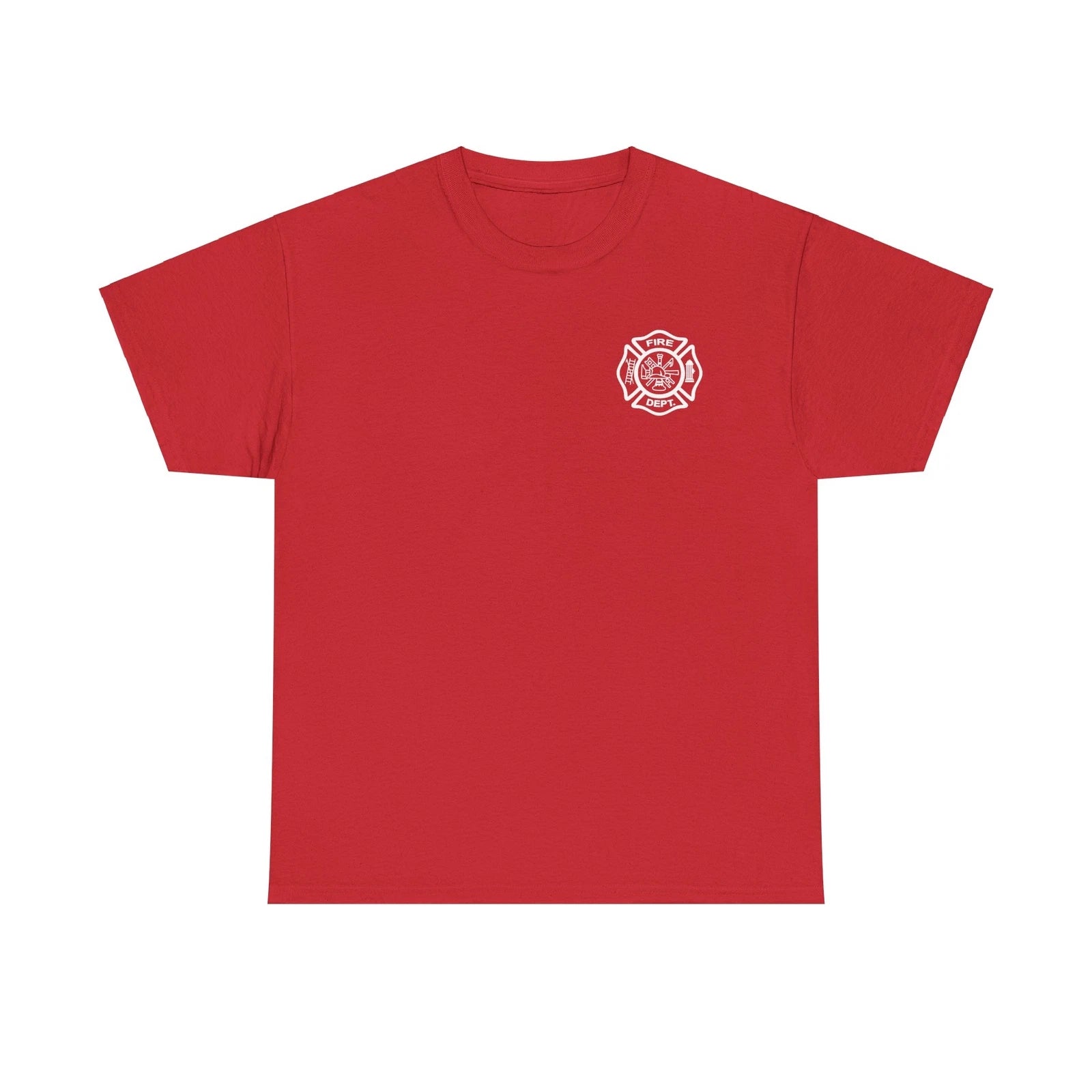 Maltese Cross FireFighter Fire Department T-shirt