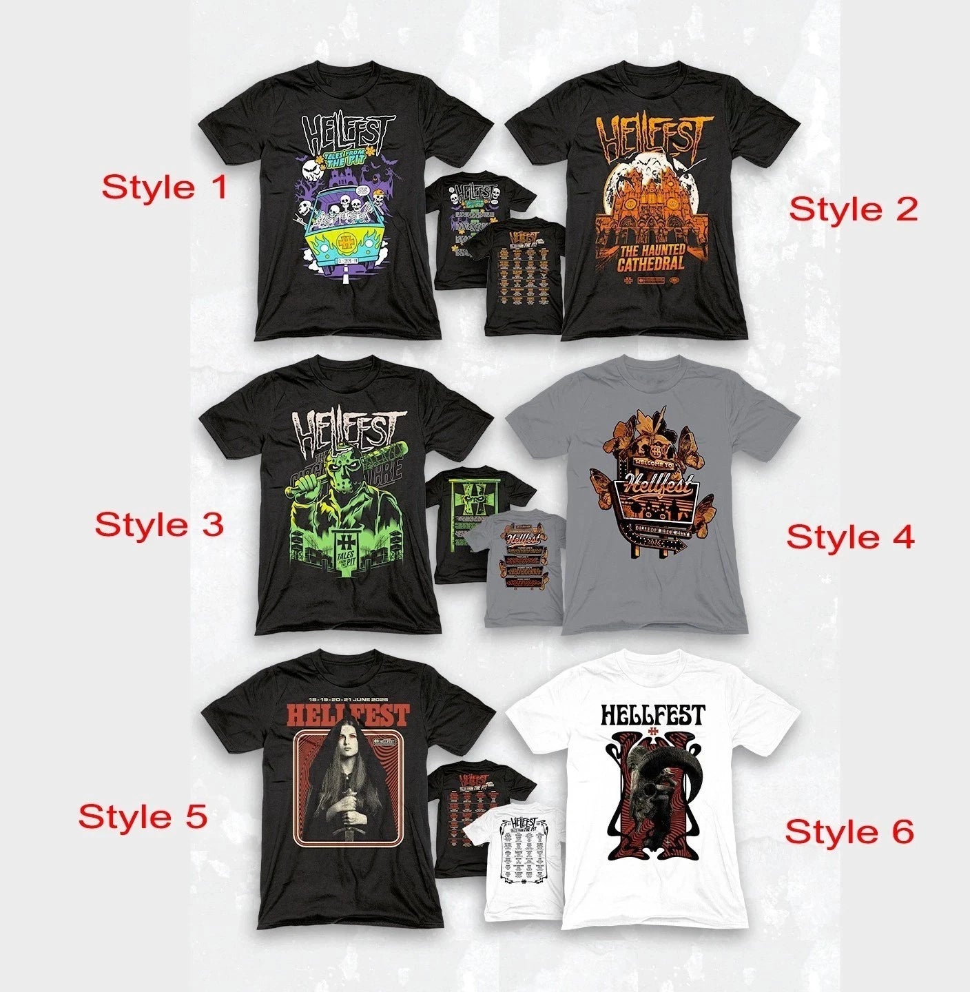 Hellfest 2026 Clisson France On June 18 To June 21 T-Shirt