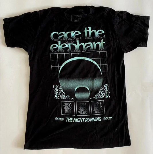 Cage the Elephant Night Running Tour T-Shirt Unisex Tee All size S-4XL