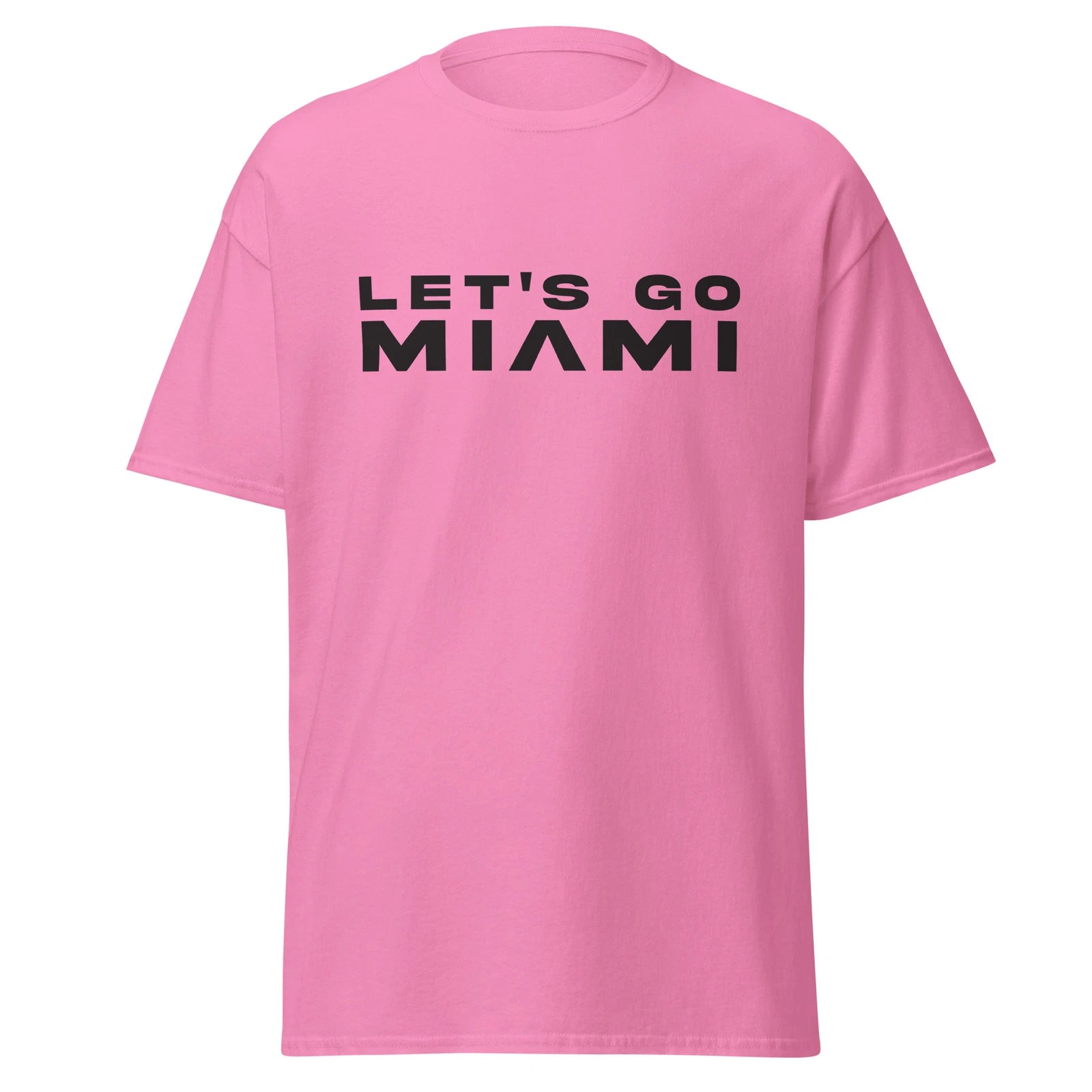Let's Go Miami Football Soccer Inter Miami MLS Messi Unisex Jersey Tshirt