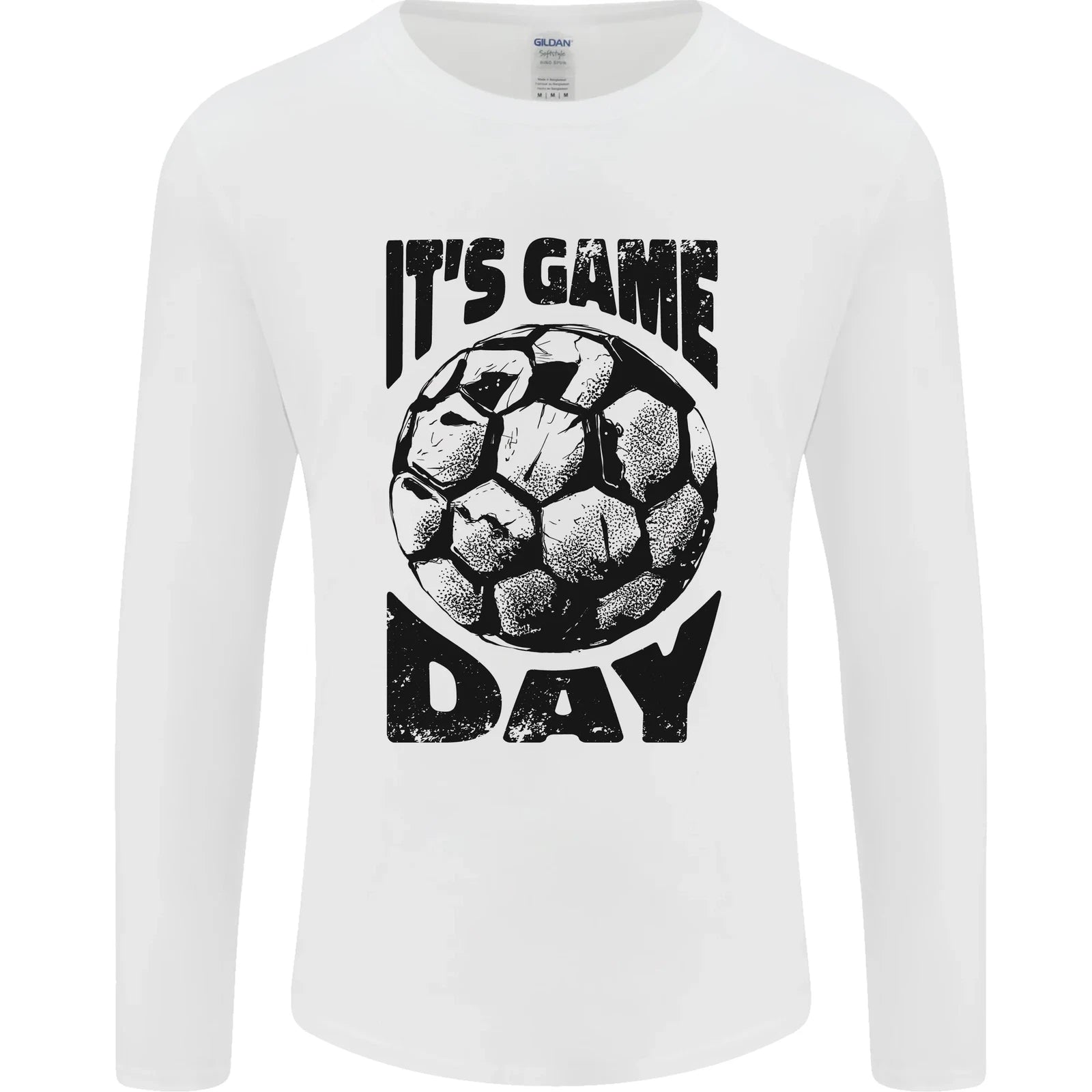 Football Its Game Day Soccer Mens Long Sleeve T-Shirt