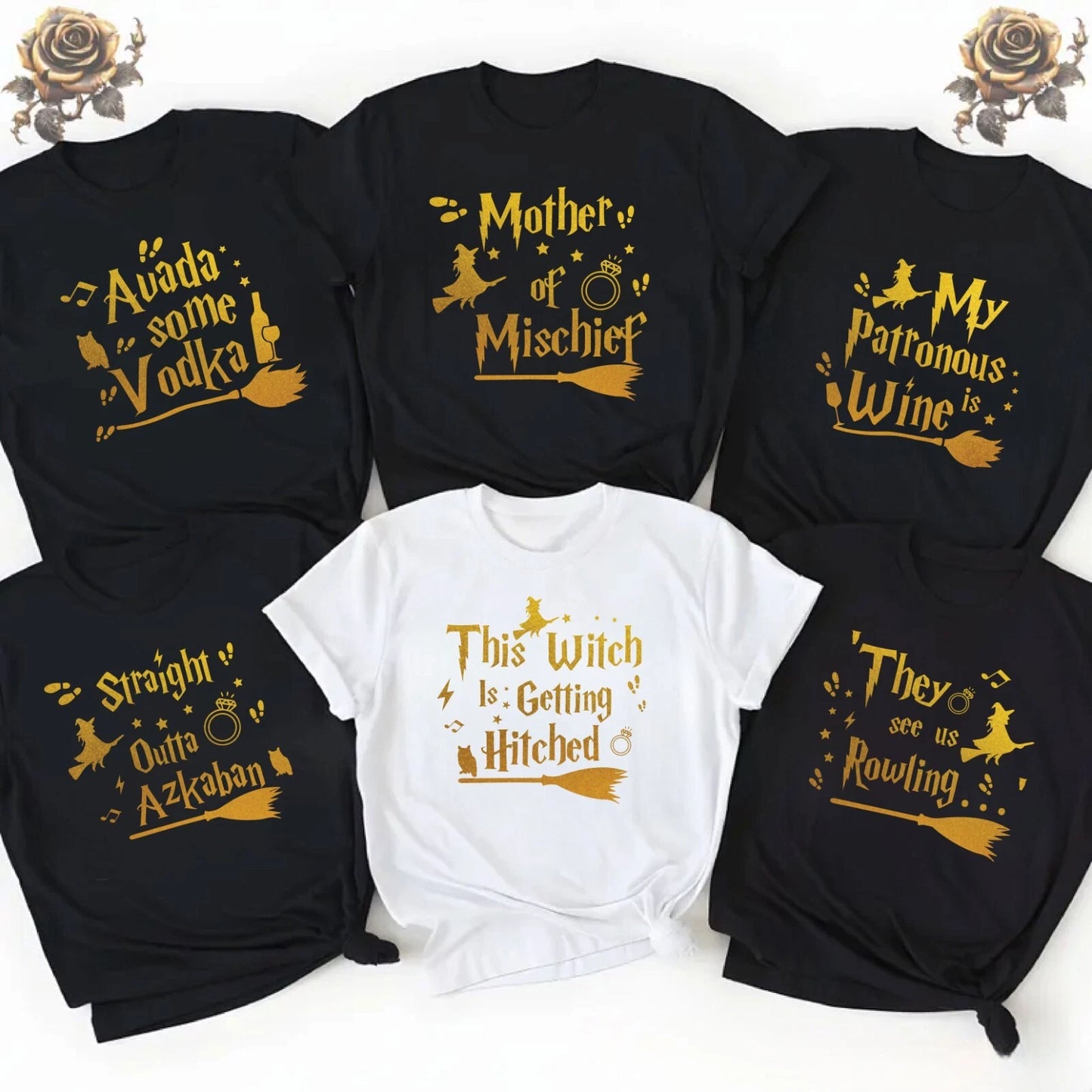 Personalised Hen Party T Shirts, Team Bride ten T Shirt, Harry wed