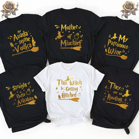 Personalised Hen Party T Shirts, Team Bride ten T Shirt, Harry wed