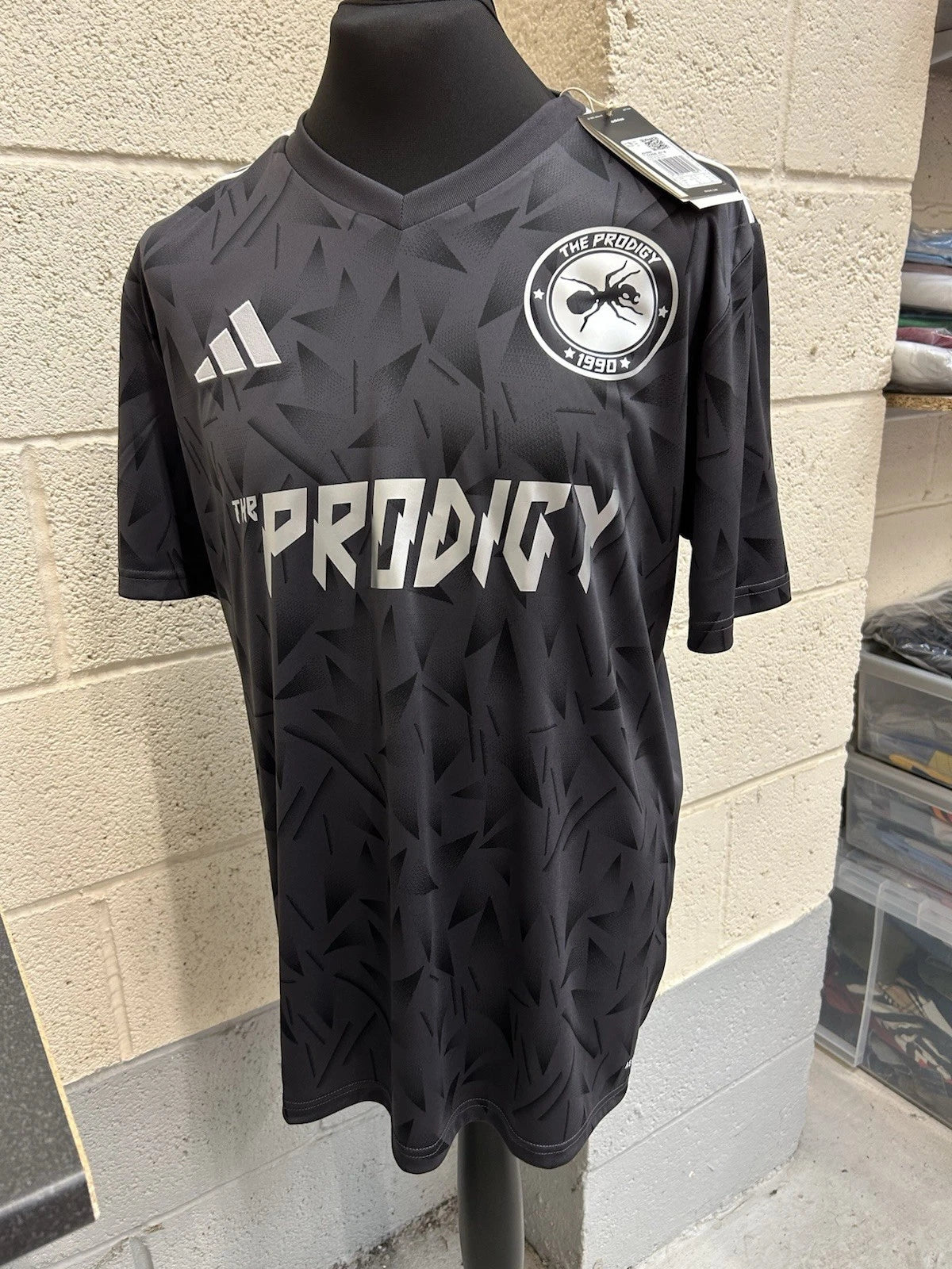 The Prodigy Keith Flint Football Shirt  Adidas custom Size Medium