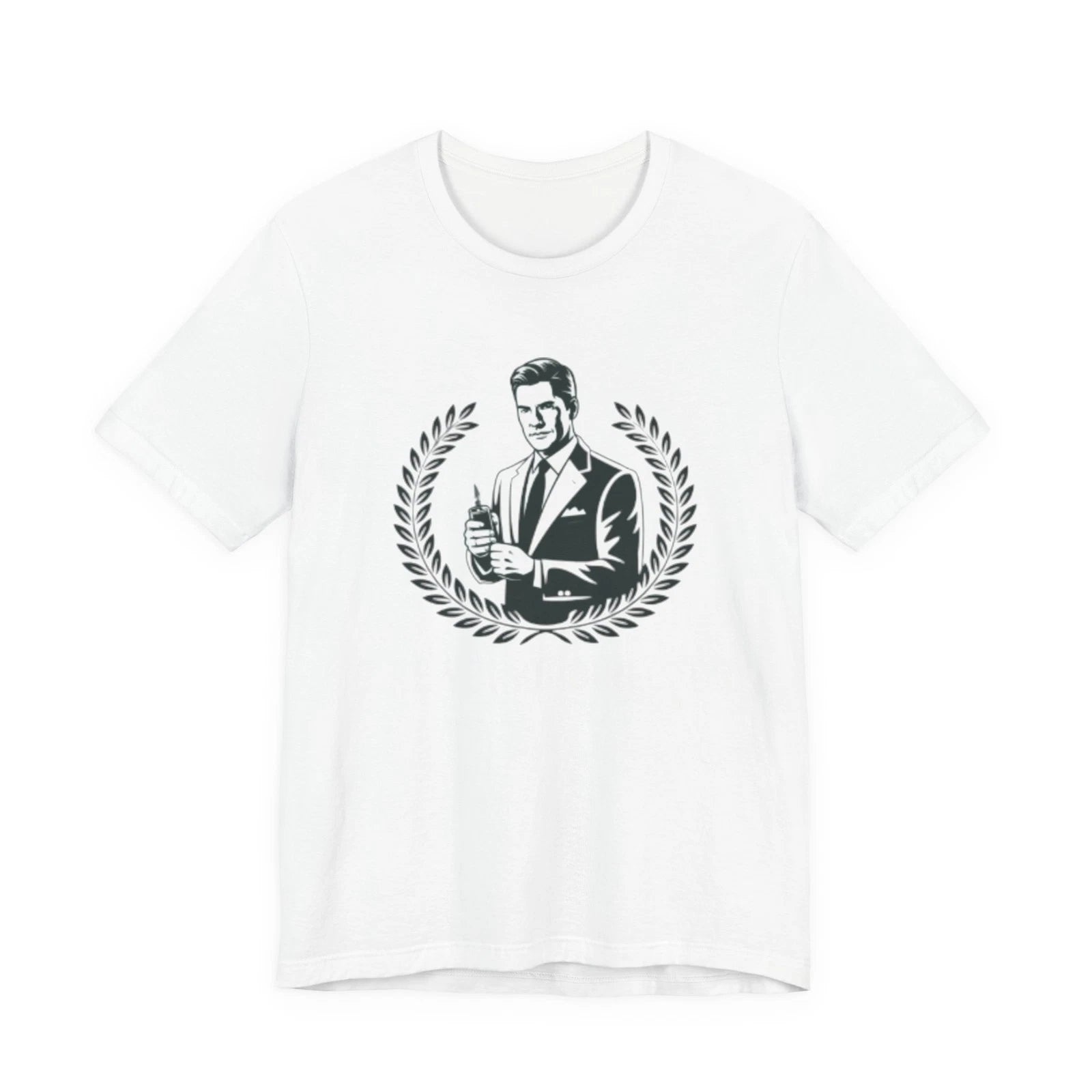 Retro Gentleman Holding Drink Fourth of July tee | Firework Director Shirt