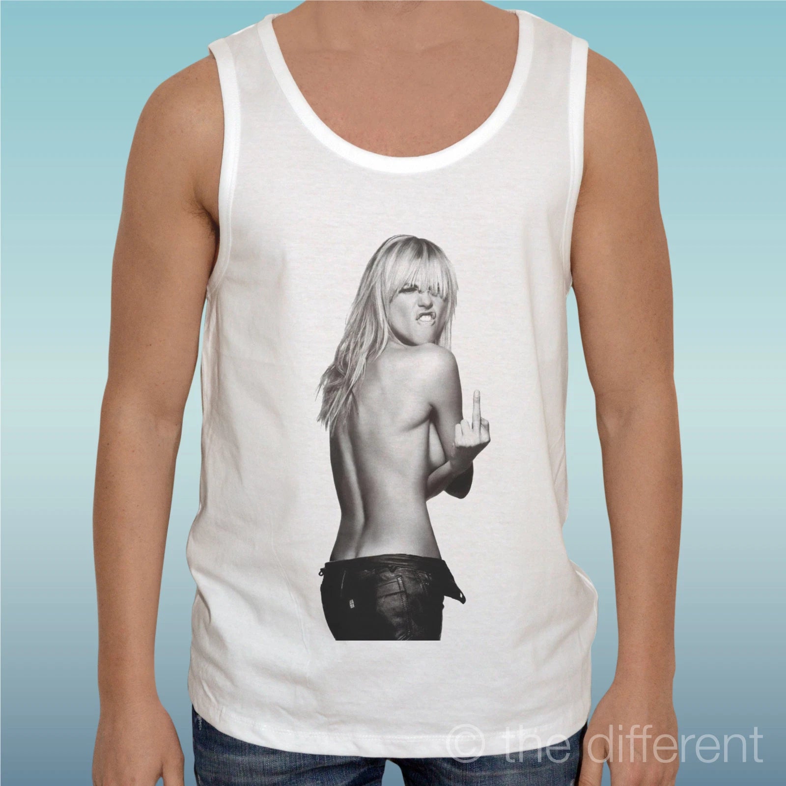 Canotta T-Shirt " Girl Model Girl Blonde " Tank Top Gift Idea