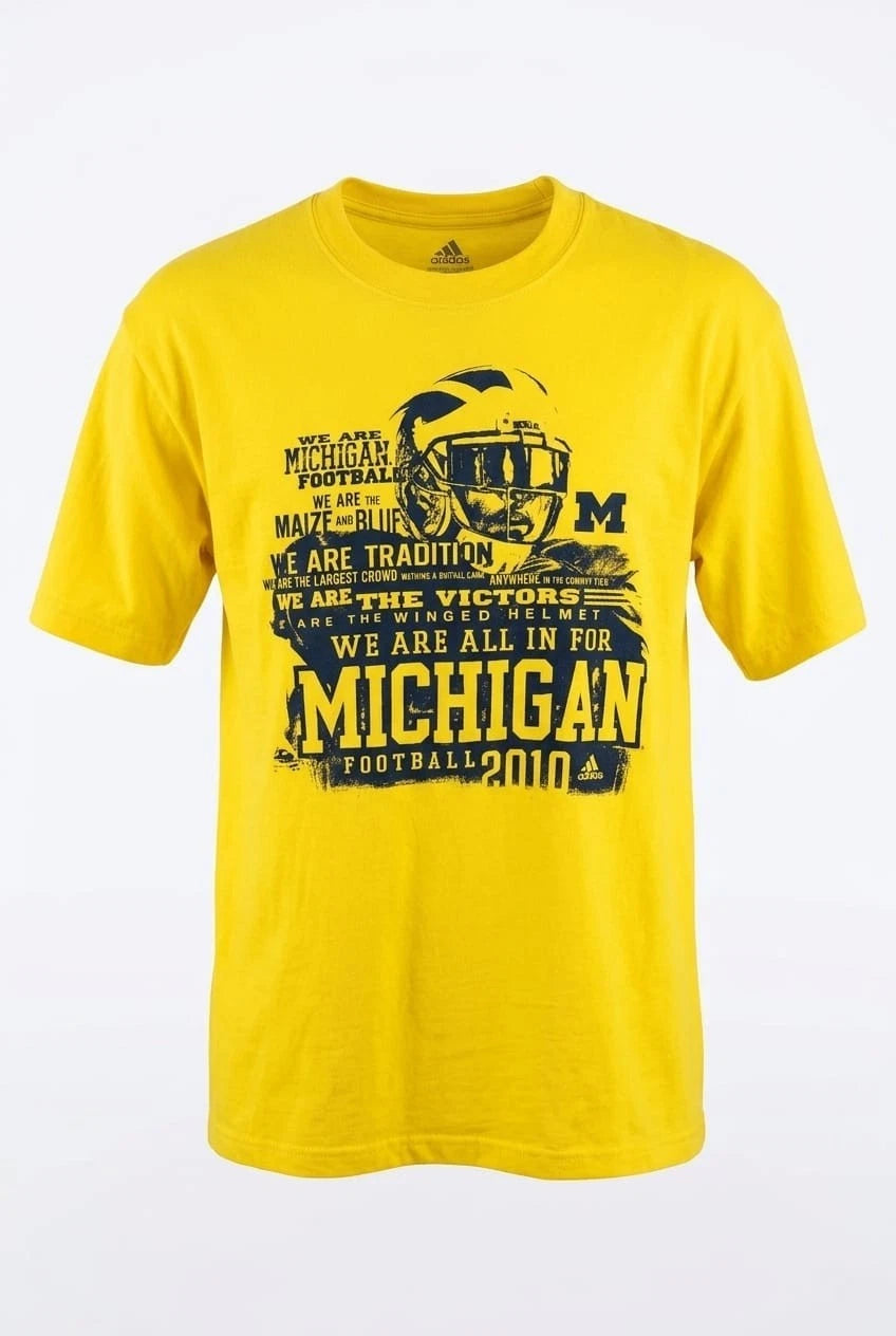 Adidas Michigan Football 2010 Vintage T-Shirt