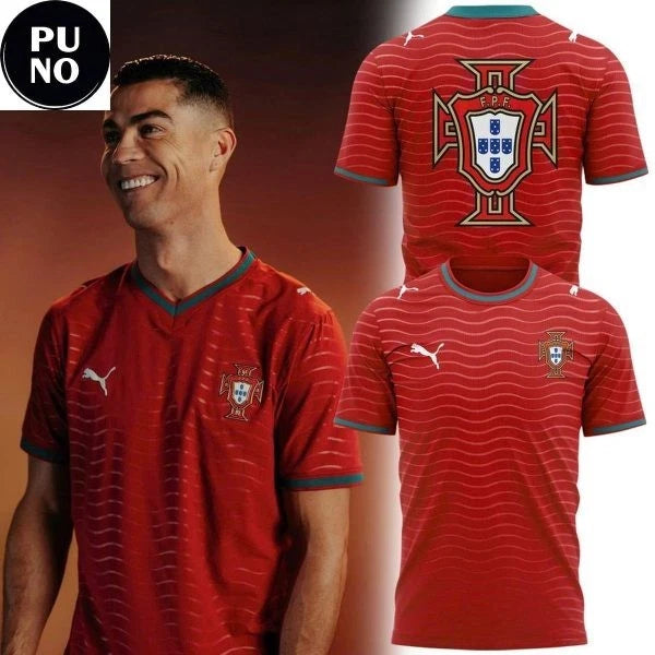 Portugal 2026 World Cup Home Red Shirt Gift For Fan Men Tee All Size S-5XL